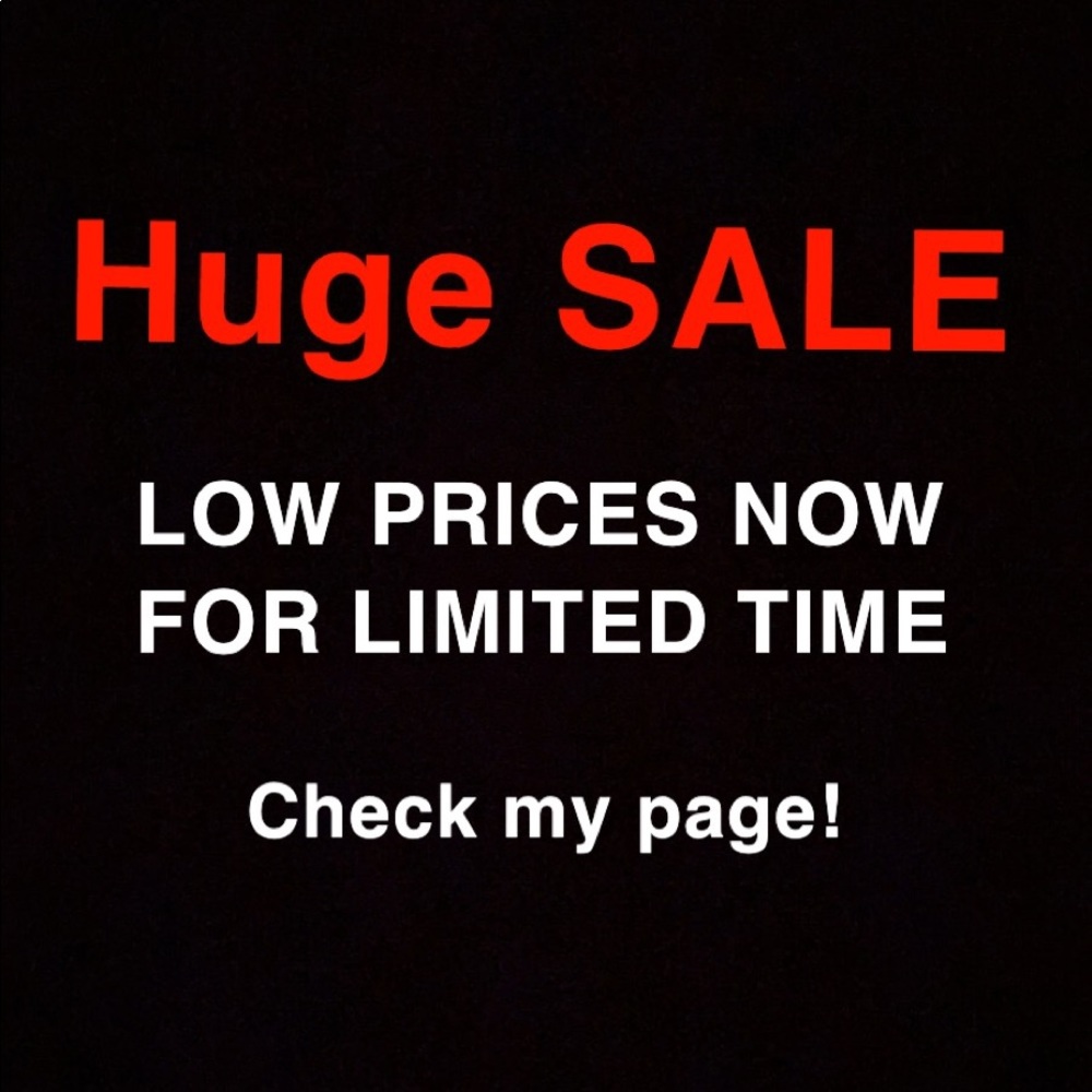 Luxury items on sale now!